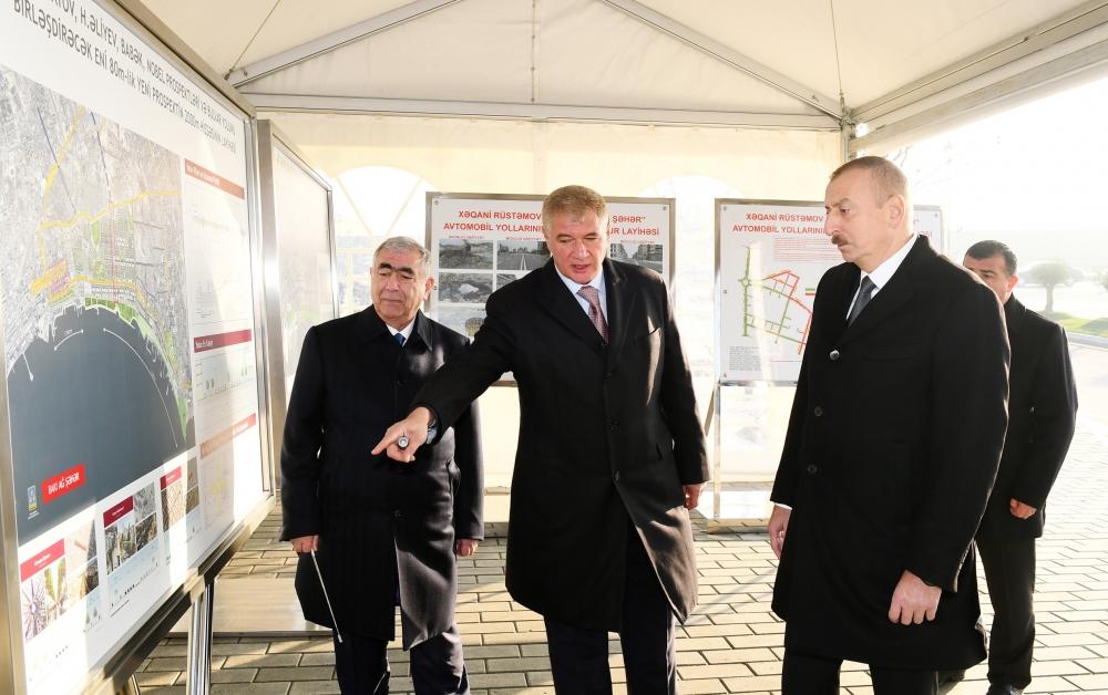 Президент Ильхам Алиев принял участие в открытии Центральной бульварной улицы в «Баку Белый город» (ФОТО)