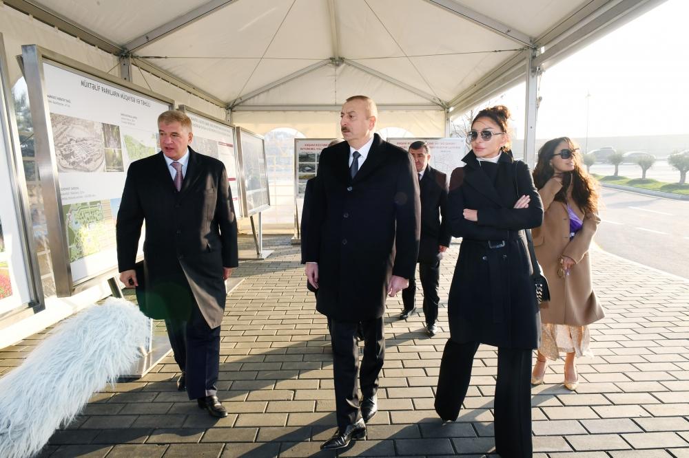 Президент Ильхам Алиев принял участие в открытии Центральной бульварной улицы в «Баку Белый город» (ФОТО)