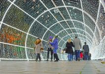 Предновогодний Баку в сверкании огней (ФОТОРЕПОРТАЖ)