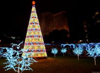 Предновогодний Баку в сверкании огней (ФОТОРЕПОРТАЖ)