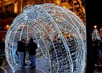 Предновогодний Баку в сверкании огней (ФОТОРЕПОРТАЖ)