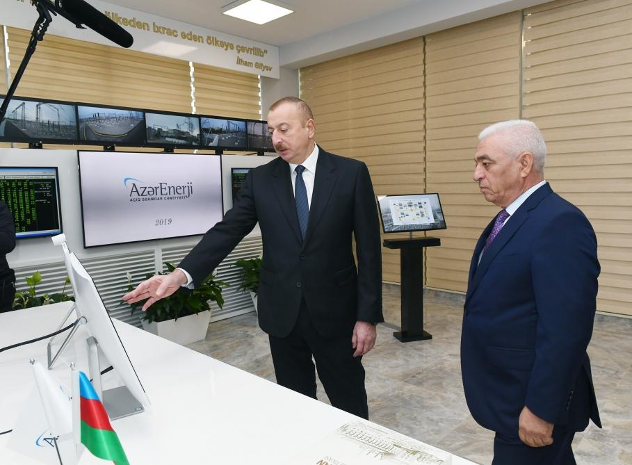Президент Ильхам Алиев принял участие в открытии подстанций «Мушфиг» и «Забрат» (ФОТО) (версия 3)