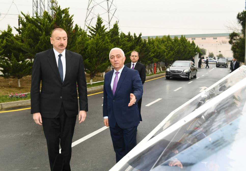 Президент Ильхам Алиев принял участие в открытии подстанций «Мушфиг» и «Забрат» (ФОТО) (версия 3)
