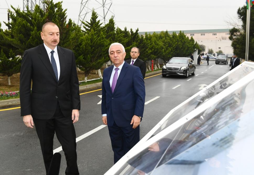 Президент Ильхам Алиев принял участие в открытии подстанций «Мушфиг» и «Забрат» (ФОТО) (версия 3)