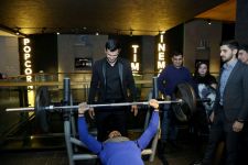 Оригинальная презентация фильма в Баку … со штангой и тяжелоатлетами (ВИДЕО, ФОТО)