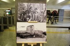 В Бакинском метро открылась фотовыставка "30 лет кровавой истории 20 Января" (ФОТО)