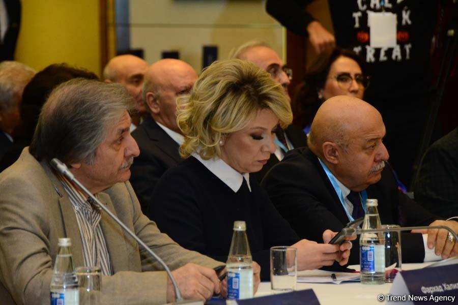 В столице Азербайджана, в рамках конференции "Баку-Москва - диалог культур", состоялось открытие круглого стола (ФОТО)
