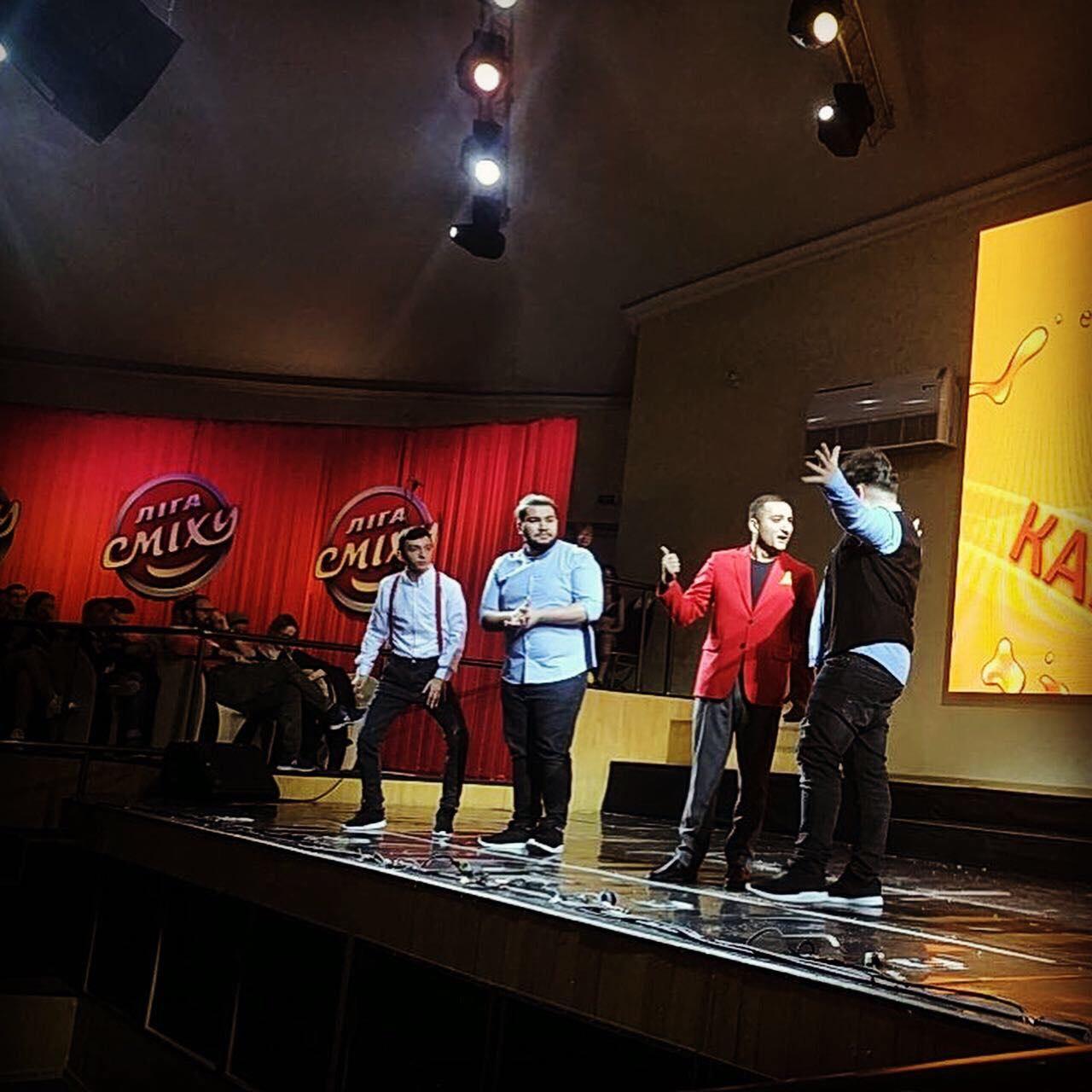 Азербайджанская команда "Как по маслу" вновь с успехом выступает в украинской "Лиге Смеха" (ВИДЕО, ФОТО)