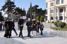 Семью Национального героя Мубариза Ибрагимова посетили участники проекта о Ходжалинском геноциде (ФОТО)