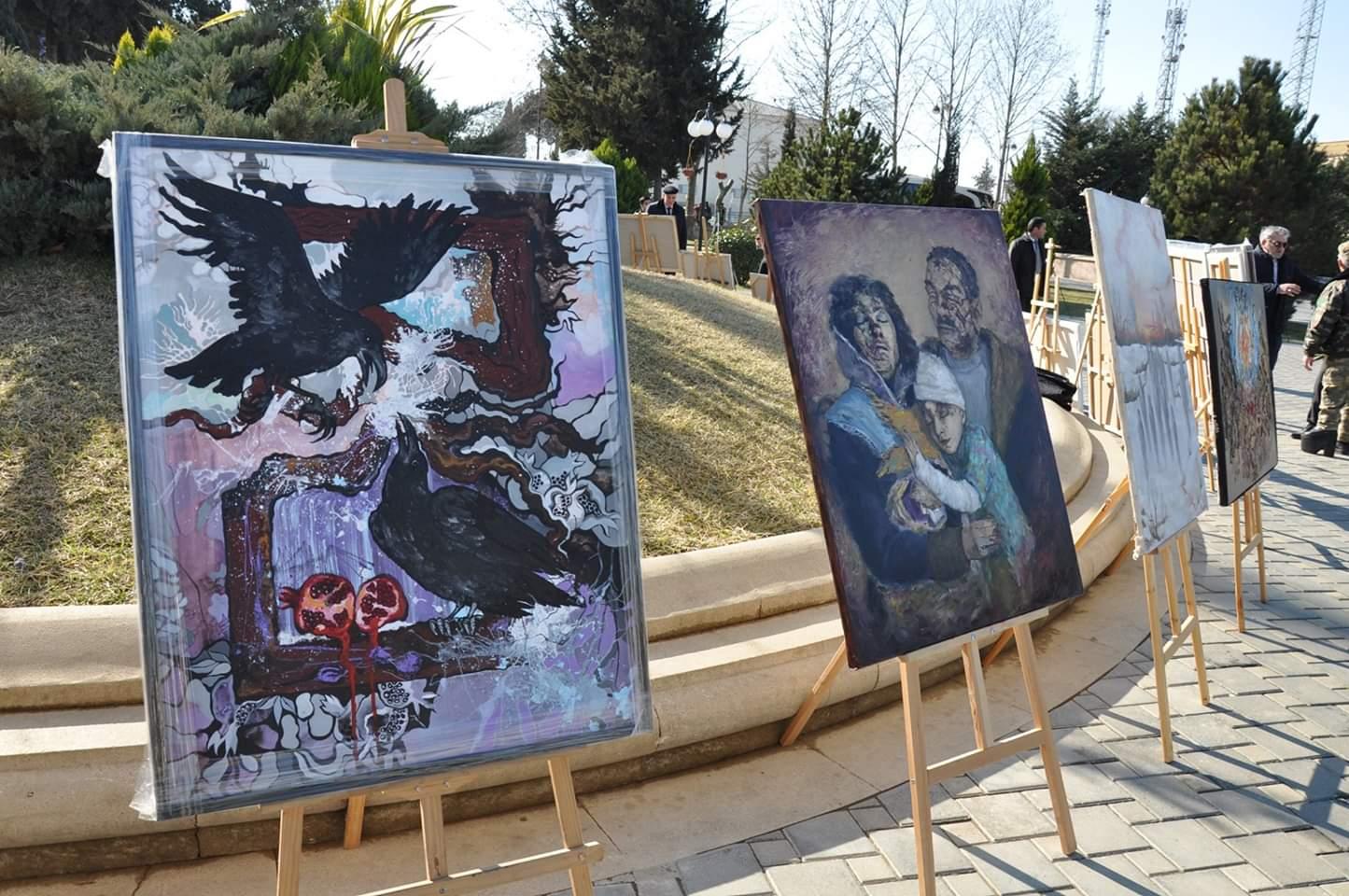 Семью Национального героя Мубариза Ибрагимова посетили участники проекта о Ходжалинском геноциде (ФОТО)