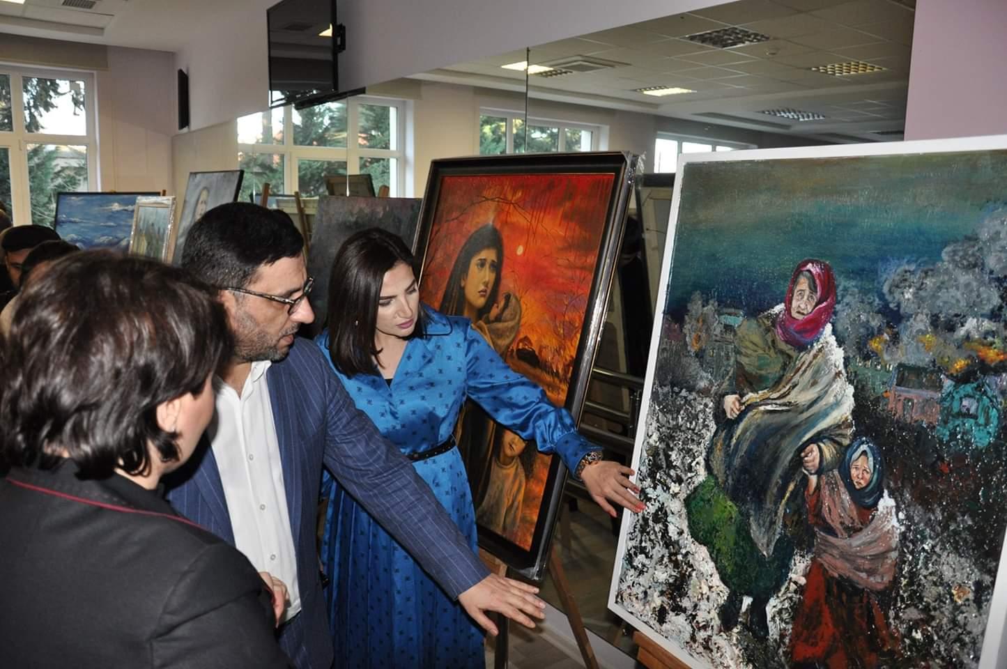 Семью Национального героя Мубариза Ибрагимова посетили участники проекта о Ходжалинском геноциде (ФОТО)