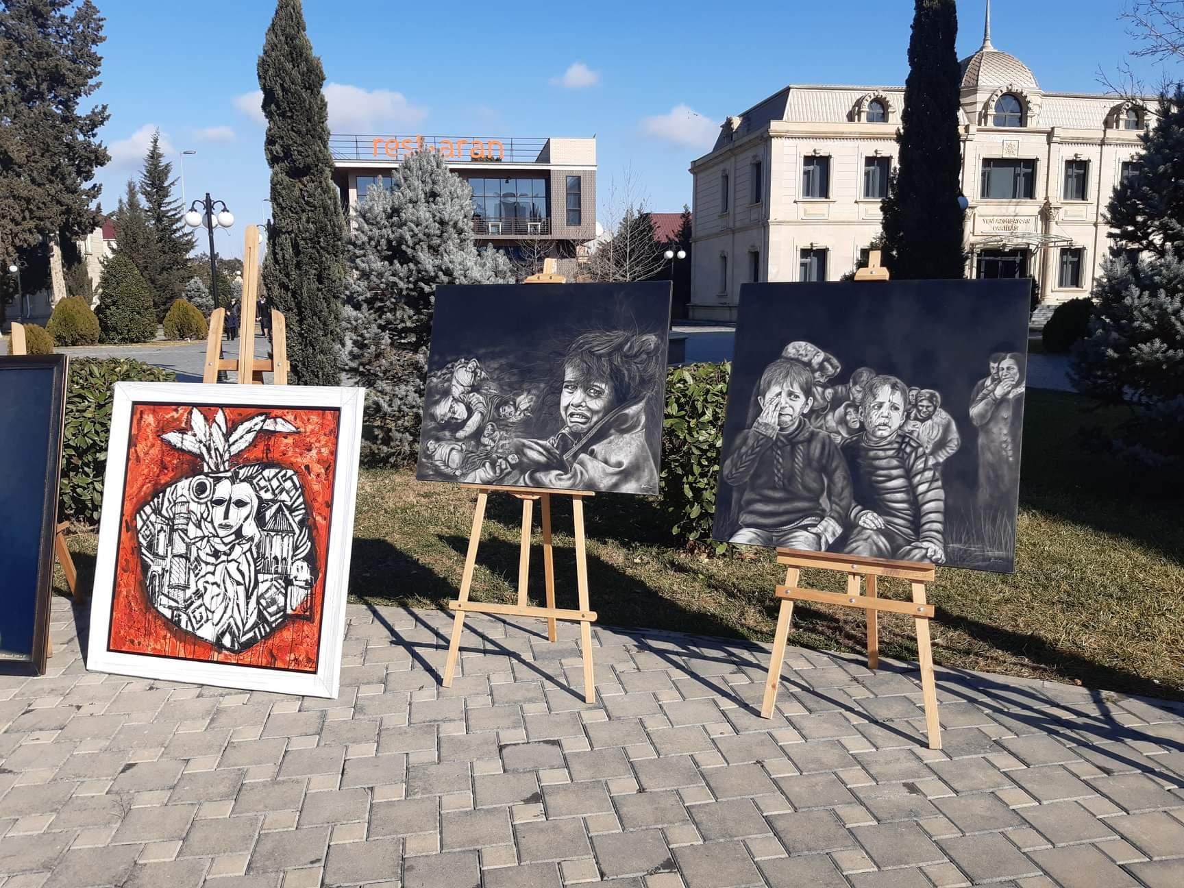 Семью Национального героя Мубариза Ибрагимова посетили участники проекта о Ходжалинском геноциде (ФОТО)