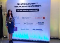 Молодой исследователь БГУ Гюнель Алиева приняла участие в программе sTARTUp Day в Эстонии (ФОТО)