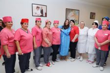 Вице-президент Фонда Гейдара Алиева Лейла Алиева побывала в родильном отделении городской клинической больницы № 3 (ФОТО)