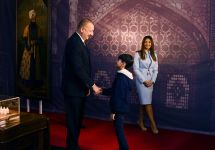 Президент Ильхам Алиев вручил народному артисту Алибабе Мамедову орден «Шараф» (ФОТО) (Версия 3)