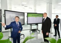 Президент Ильхам Алиев принял участие в церемонии открытия центра ASAN xidmət в Кюрдамире (ФОТО) (версия 2)