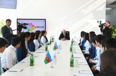 Президент Ильхам Алиев принял участие в церемонии открытия центра ASAN xidmət в Кюрдамире (ФОТО) (версия 2)