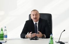 Президент Ильхам Алиев принял участие в церемонии открытия центра ASAN xidmət в Кюрдамире (ФОТО) (версия 2)