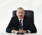 Президент Ильхам Алиев принял участие в церемонии открытия центра ASAN xidmət в Кюрдамире (ФОТО) (версия 2)