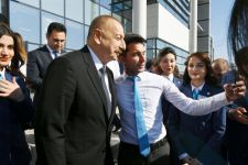 Президент Ильхам Алиев принял участие в церемонии открытия центра ASAN xidmət в Кюрдамире (ФОТО) (версия 2)