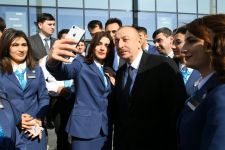 Президент Ильхам Алиев принял участие в церемонии открытия центра ASAN xidmət в Кюрдамире (ФОТО) (версия 2)