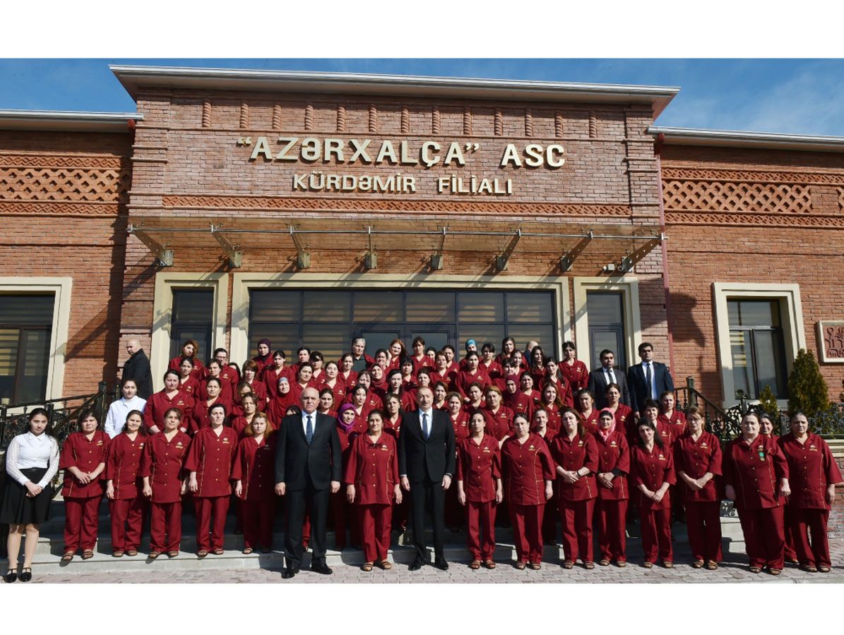 Состоялось открытие Кюрдамирского филиала ОАО «Азерхалча» (ФОТО) (версия 2)