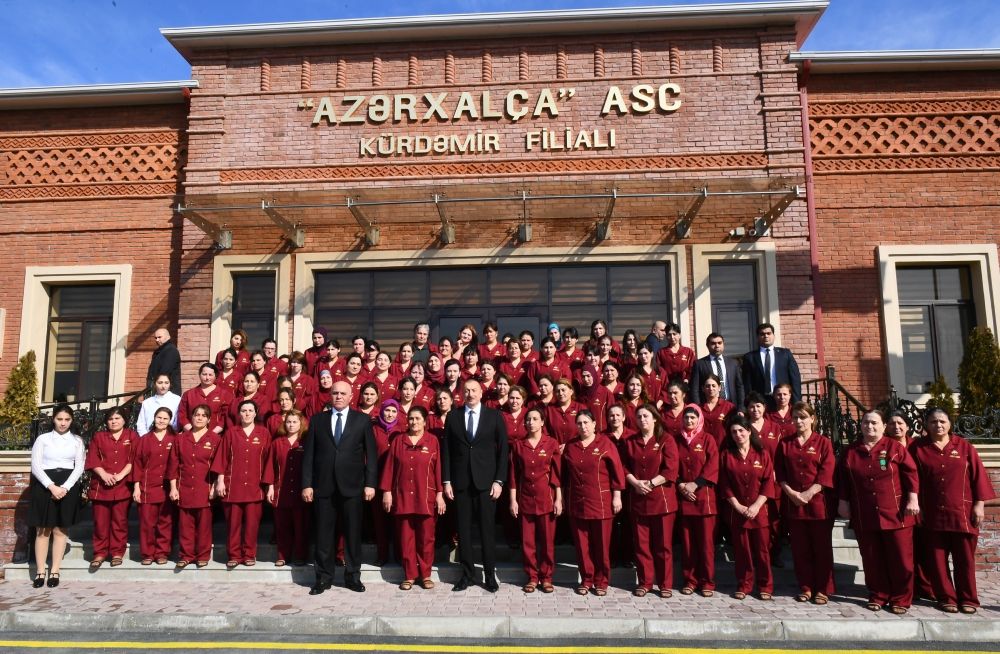 Состоялось открытие Кюрдамирского филиала ОАО «Азерхалча» (ФОТО) (версия 2)