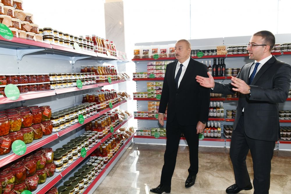 Президент Ильхам Алиев принял участие в церемонии открытия центра ASAN xidmət в Кюрдамире (ФОТО) (версия 2)