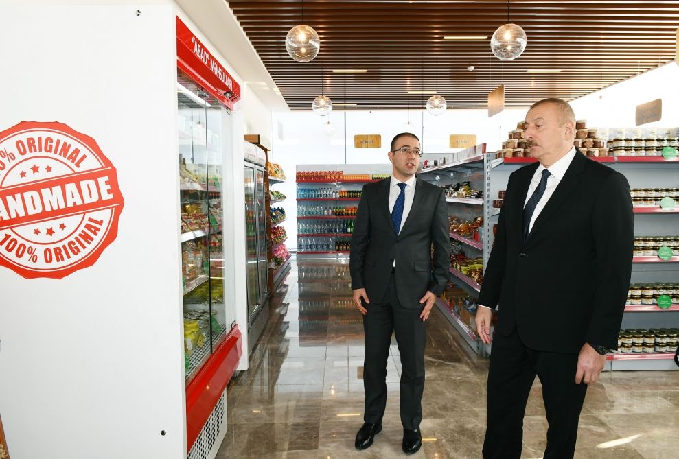 Президент Ильхам Алиев принял участие в церемонии открытия центра ASAN xidmət в Кюрдамире (ФОТО) (версия 2)