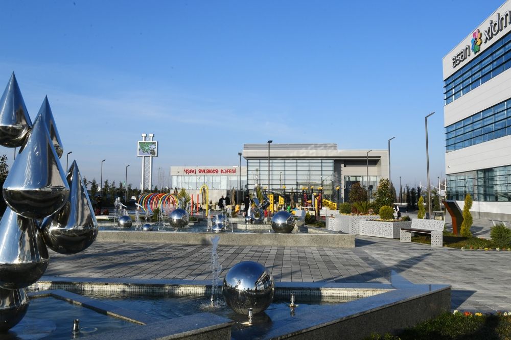 Президент Ильхам Алиев принял участие в церемонии открытия центра ASAN xidmət в Кюрдамире (ФОТО) (версия 2)