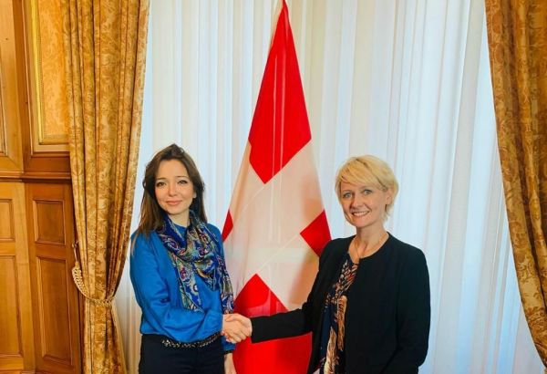 Посол Азербайджана в Швейцарии встретилась с  президентом парламента этой страны (ФОТО)