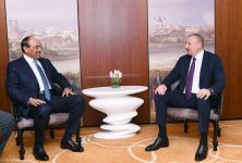 Президент Ильхам Алиев в Мюнхене встретился с премьер-министром Кувейта (ФОТО)