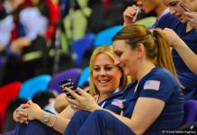 Лучшие моменты Кубка мира по прыжкам на батуте и акробатической дорожке в Баку (ФОТО)