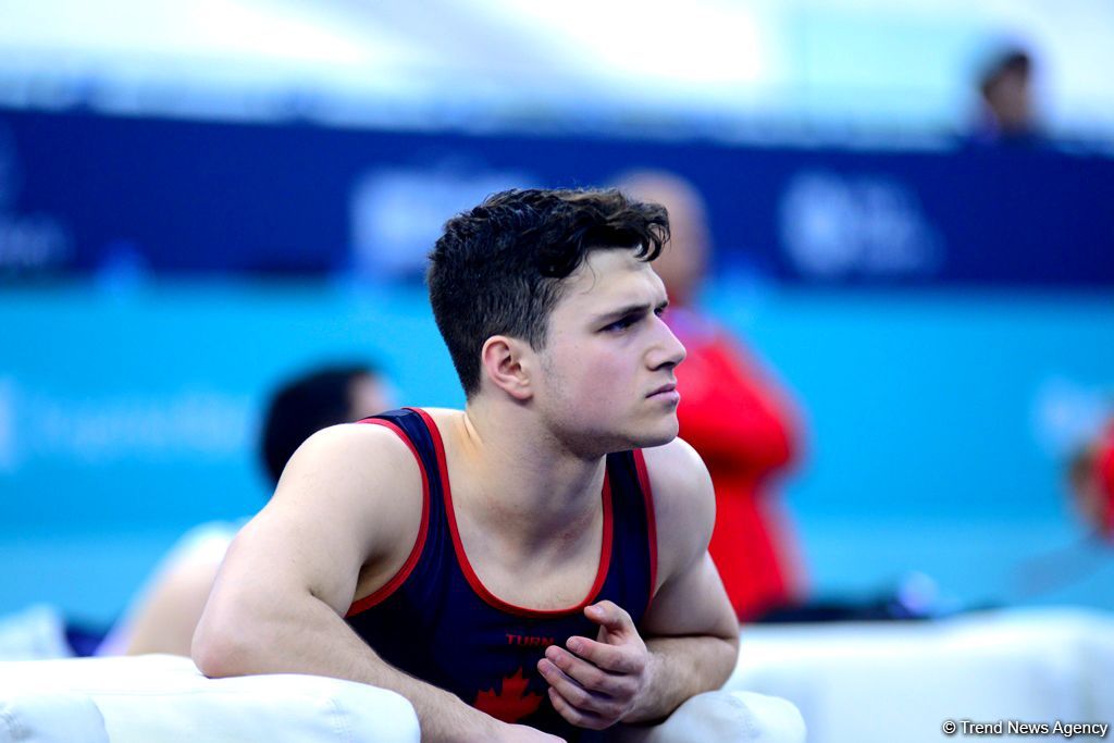 Лучшие моменты Кубка мира по прыжкам на батуте и акробатической дорожке в Баку (ФОТО)