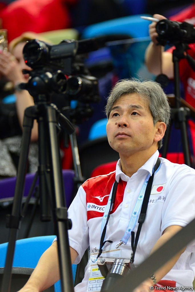 Лучшие моменты Кубка мира по прыжкам на батуте и акробатической дорожке в Баку (ФОТО)