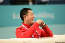 В Баку продолжаются финальные соревнования Кубка мира по прыжкам на батуте и акробатической дорожке (ФОТОРЕПОРТАЖ)