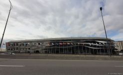 В Баку стартовали финалы Кубка мира по прыжкам на батуте и акробатической дорожке (ФОТО)