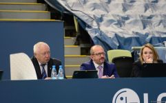 Состоялась церемония награждения победителей и призеров в индивидуальной программе по прыжкам на батуте в рамках Кубка мира (ФОТО)