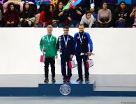 В Баку прошла церемония награждения победителей по прыжкам на акробатической дорожке в рамках Кубка мира (ФОТО)