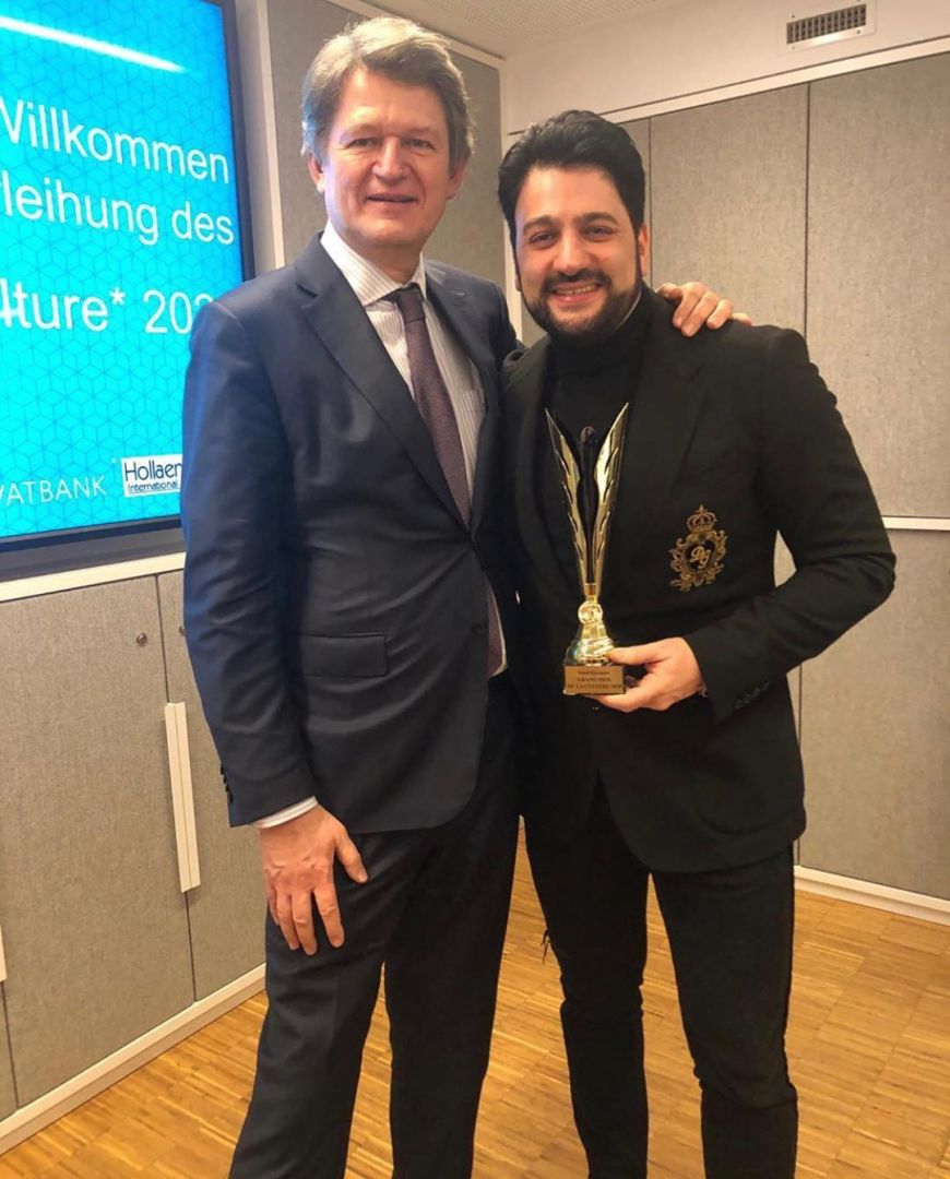 Народный артист Азербайджана удостоен престижной премии в Вене (ФОТО)