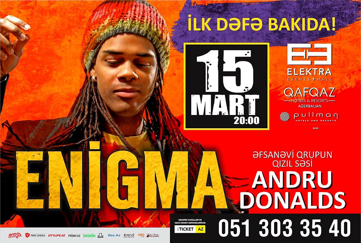 Он впервые приедет в Баку с Ямайки. Это голос-загадка легендарной Enigma (ВИДЕО, ФОТО)