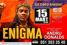 Он впервые приедет в Баку с Ямайки. Это голос-загадка легендарной Enigma (ВИДЕО, ФОТО)