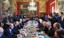 Состоялась встреча в расширенном составе Президента Азербайджана Ильхама Алиева и Президента Италии Серджо Маттареллы (ФОТО) (версия 2)