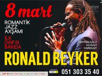 Романтическое поздравление азербайджанских женщин от американского джазмена (ВИДЕО, ФОТО)