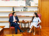 Вице-президент Фонда Гейдара Алиева Лейла Алиева встретилась в Риме с генеральным директором ФАО (ФОТО)