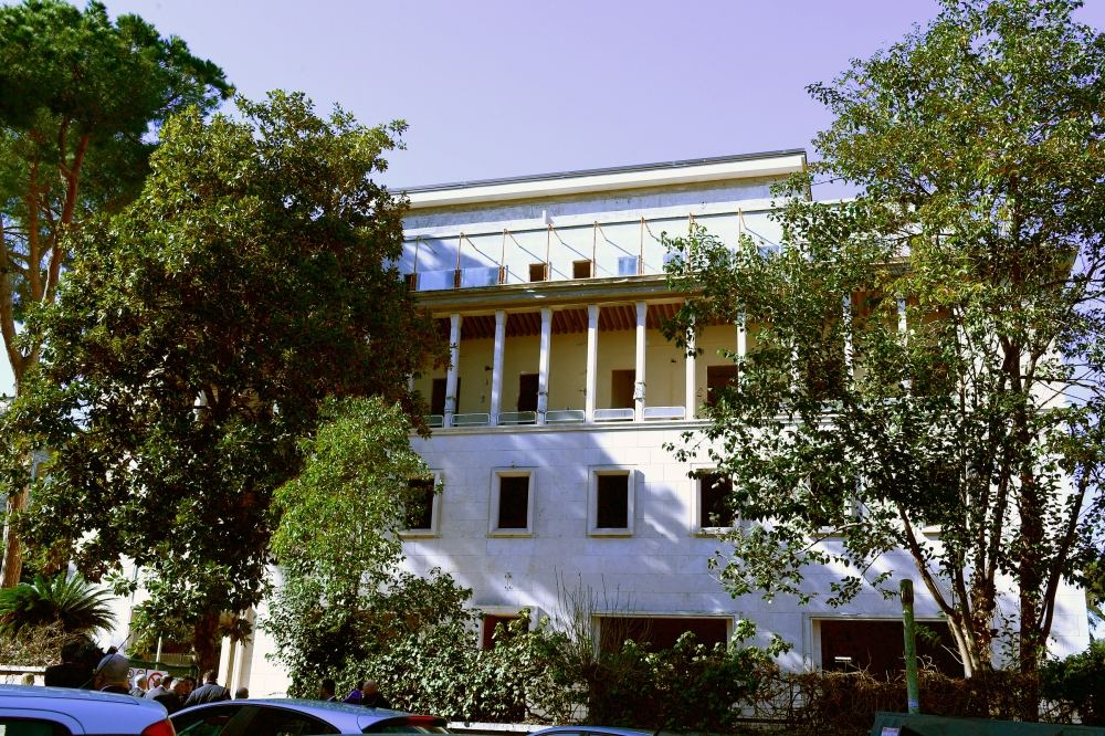 Президент Ильхам Алиев и Первая леди Мехрибан Алиева ознакомились со зданием, предназначенным для Центра азербайджанской культуры в Риме (ФОТО) (версия 2)