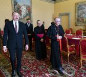 В Ватикане состоялась встреча Президента Ильхама Алиева с государственным секретарем Святого Престола кардиналом Пьетро Паролином (ФОТО)