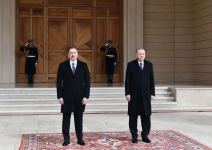 В Баку состоялась церемония официальной встречи Президента Турции Реджепа Тайипа Эрдогана (ФОТО)