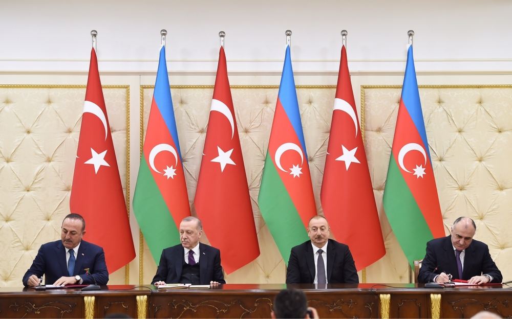 Подписаны азербайджано-турецкие документы (ФОТО)