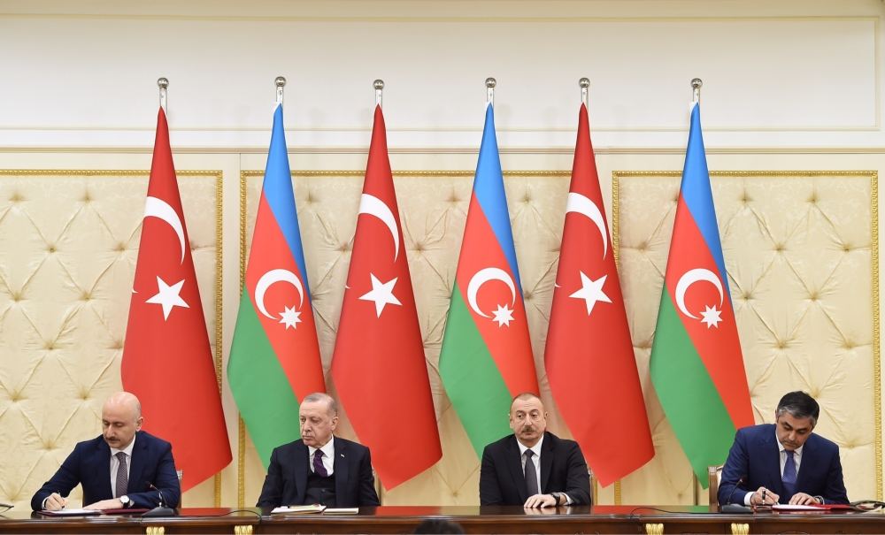 Подписаны азербайджано-турецкие документы (ФОТО)